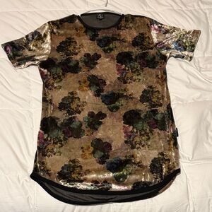 Luxurious Floral Men's Short Sleeve Tee